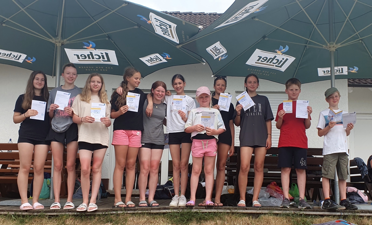 einrad schwimmen 0623 03 freizeit