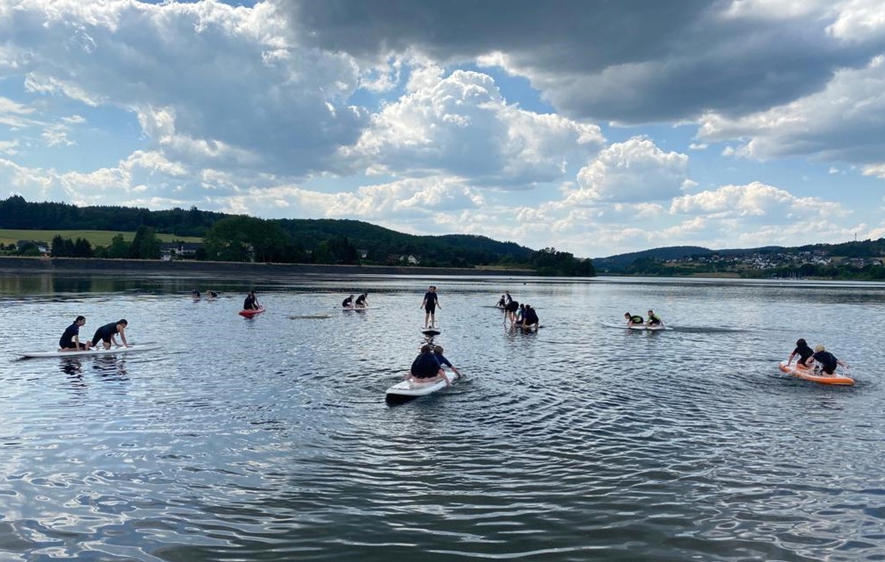 einrad schwimmen 0623 04 freizeit